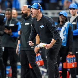 Detroit Lions offensive coordinator Ben Johnson