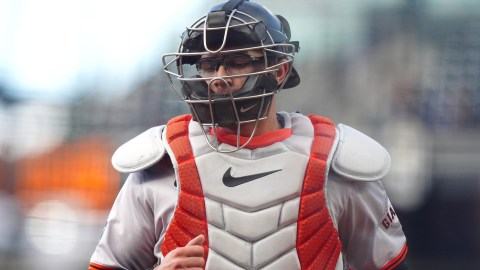 Boston Red Sox catcher Blake Sabol