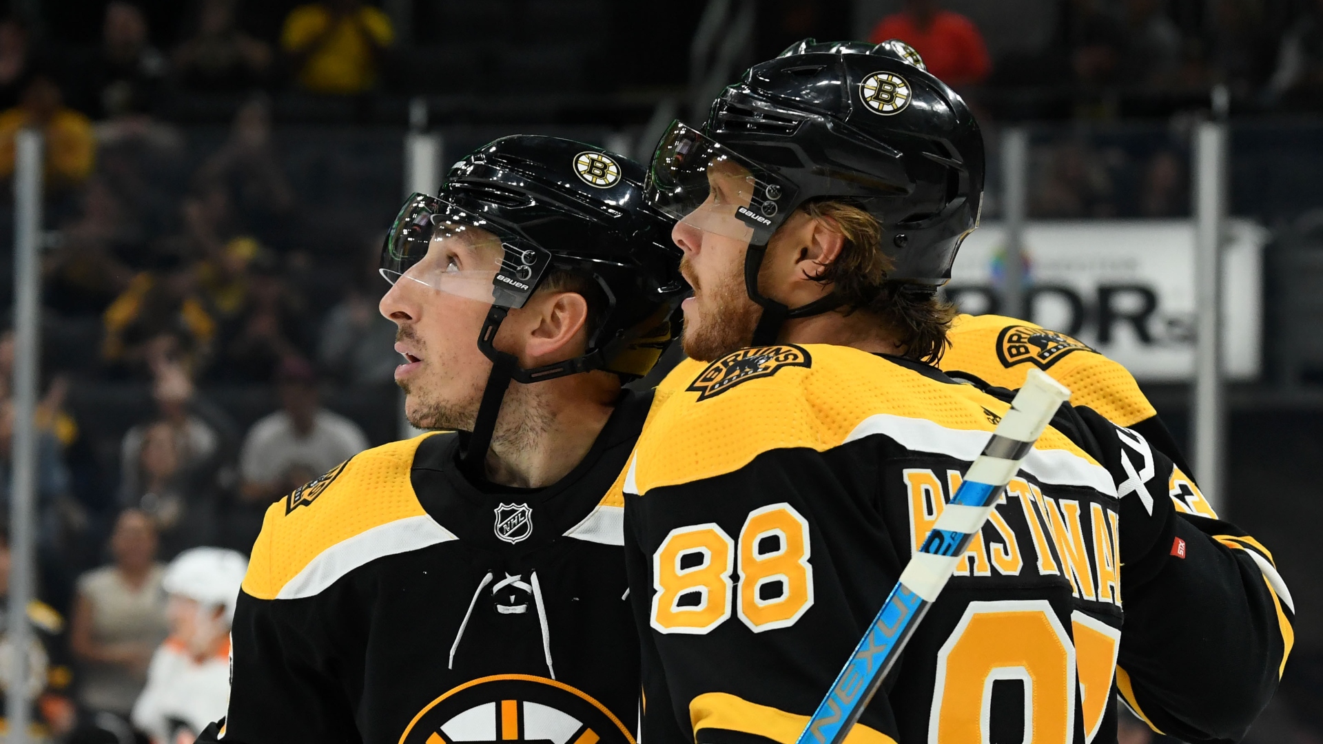 Bruins Send Not-So-Subtle David Pastrnak, Brad Marchand Message