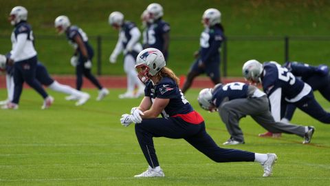 New England Patriots safety Brenden Schooler