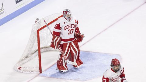 Boston University goalie Callie Shanahan