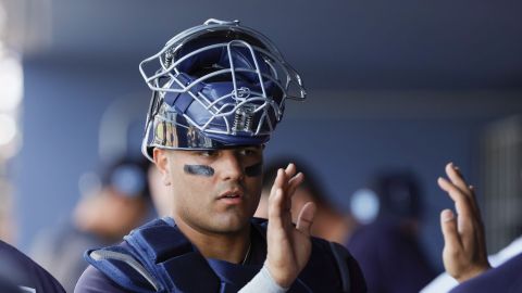 Boston Red Sox catcher Carlos Narvaez