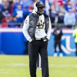 Colorado Buffaloes football coach Deion Sanders