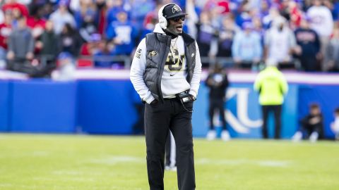 Colorado Buffaloes football coach Deion Sanders