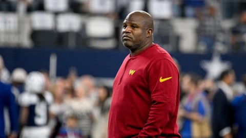 Washington Commanders offensive coordinator Eric Bieniemy