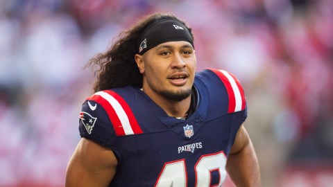 New England Patriots linebacker Jahlani Tavai