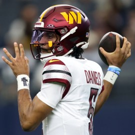 Washington Commanders quarterback Jayden Daniels