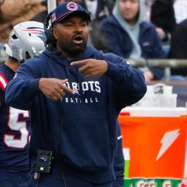 New England Patriots head coach Jerod Mayo