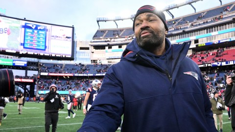 New England Patriots head coach Jerod Mayo