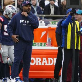 New England Patriots head coach Jerod Mayo