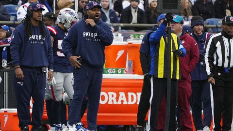 New England Patriots head coach Jerod Mayo