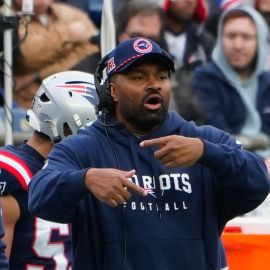 New England Patriots head coach Jerod Mayo