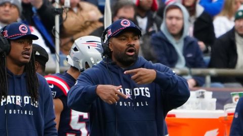 New England Patriots head coach Jerod Mayo