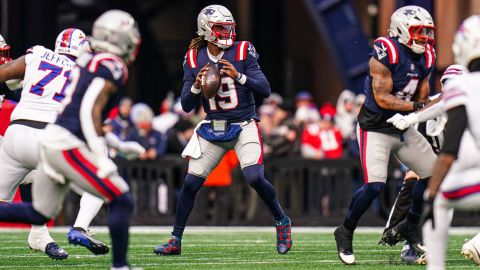 New England Patriots quarterback Joe Milton III