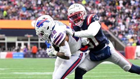 Buffalo Bills running back Ray Davis, New England Patriots cornerback Jonathan Jones