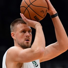 Boston Celtics center Kristaps Porzingis