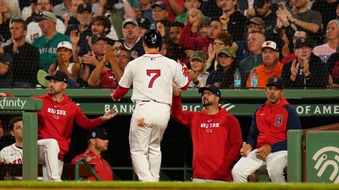 Boston Red Sox outfielder Masataka Yoshida