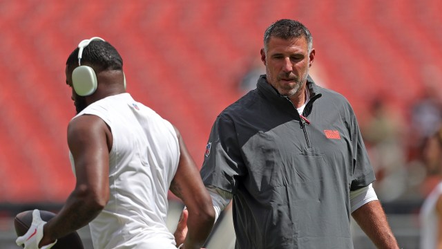 Cleveland Browns coaching and player personnel consultant Mike Vrabel