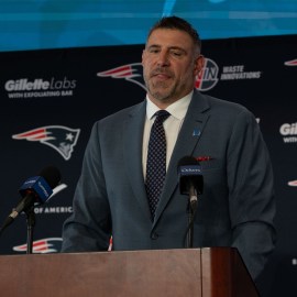 New England Patriots head coach Mike Vrabel