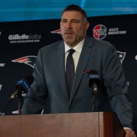 New England Patriots head coach Mike Vrabel