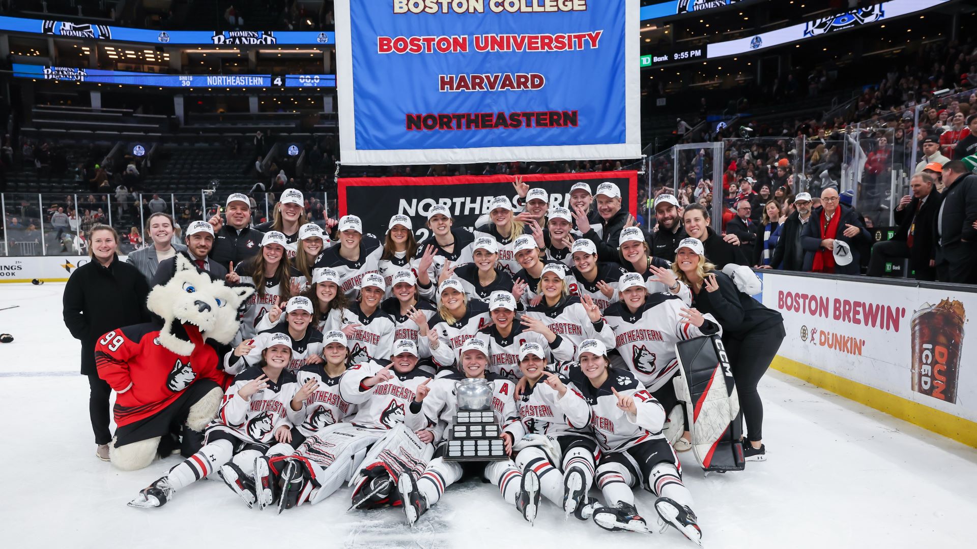 Northeastern Secures ThirdStraight Women's Beanpot Championship