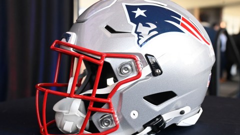 New England Patriots helmet