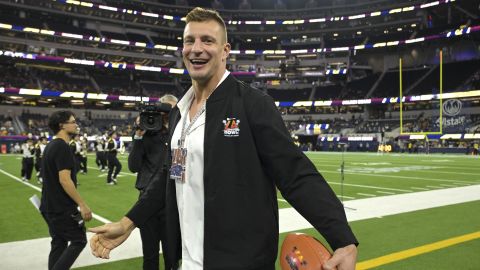 Former New England Patriots tight end Rob Gronkowski