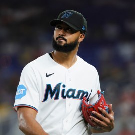 Miami Marlins pitcher Sandy Alcántara