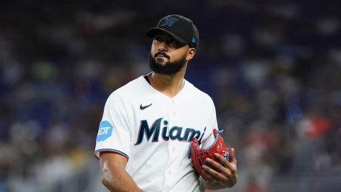 Miami Marlins pitcher Sandy Alcántara