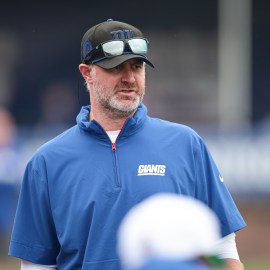 New York Giants defensive coordinator Shane Bowen