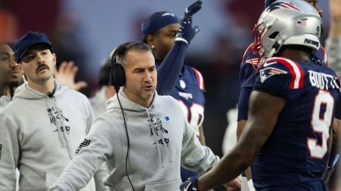 New England Patriots wide receivers coach Tyler Hughes