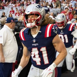 New England Patriots safety Brenden Schooler