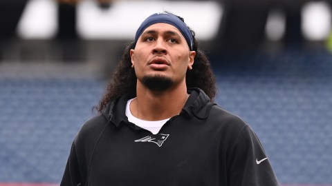 New England Patriots linebacker Jahlani Tavai