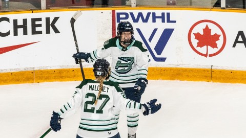 Boston Fleet defender Sidney Morin, forward Shay Maloney