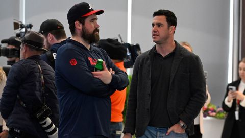 David Andrews and New England Patriots long snapper Joe Cardona